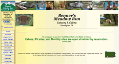 Desktop Screenshot of bennerscamping.com
